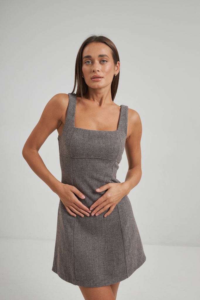 Mini dress from a casual suit