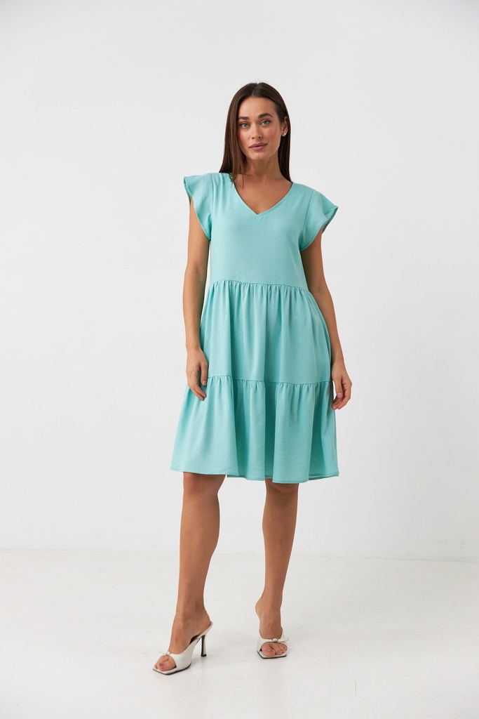 Rochie lejeră cu mânecă scurtă