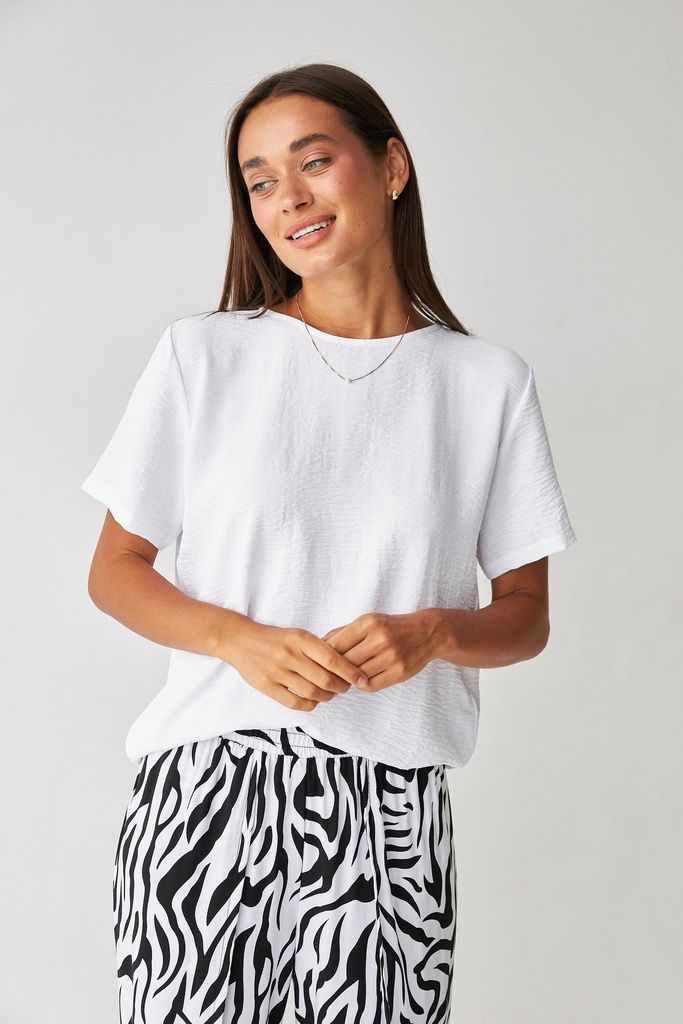 Bluză-tricou din crep american