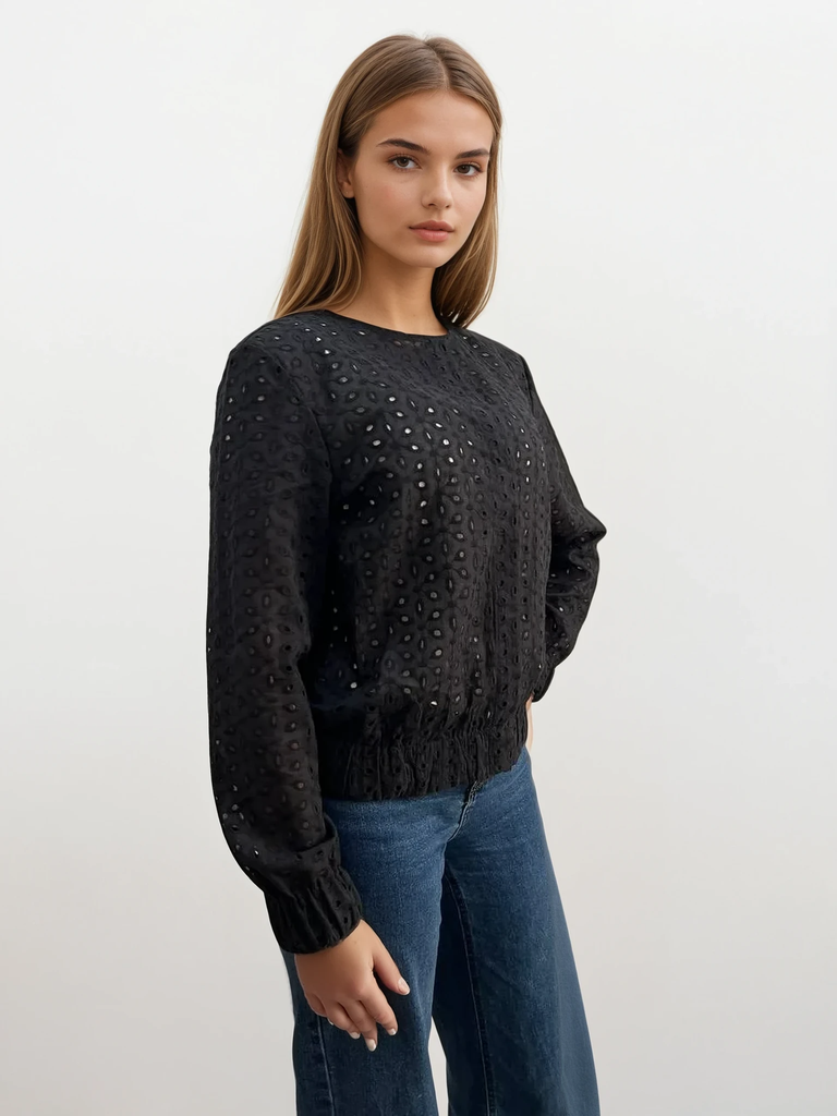 Jachetă ajurată