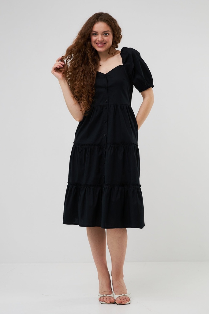 Three-tiered dress