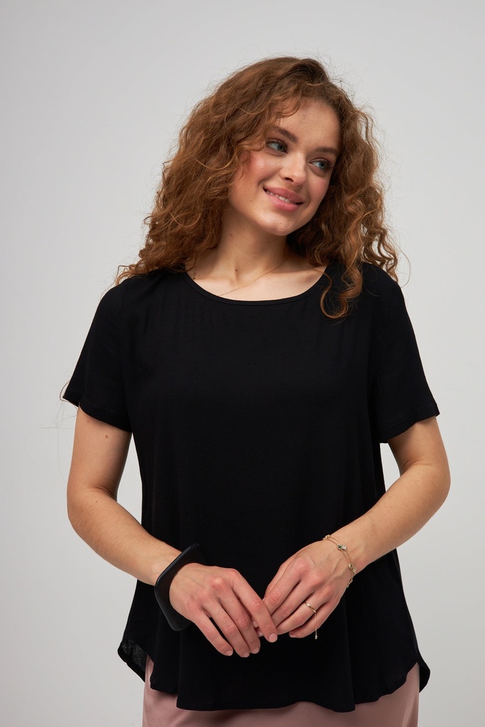 High-low blouse