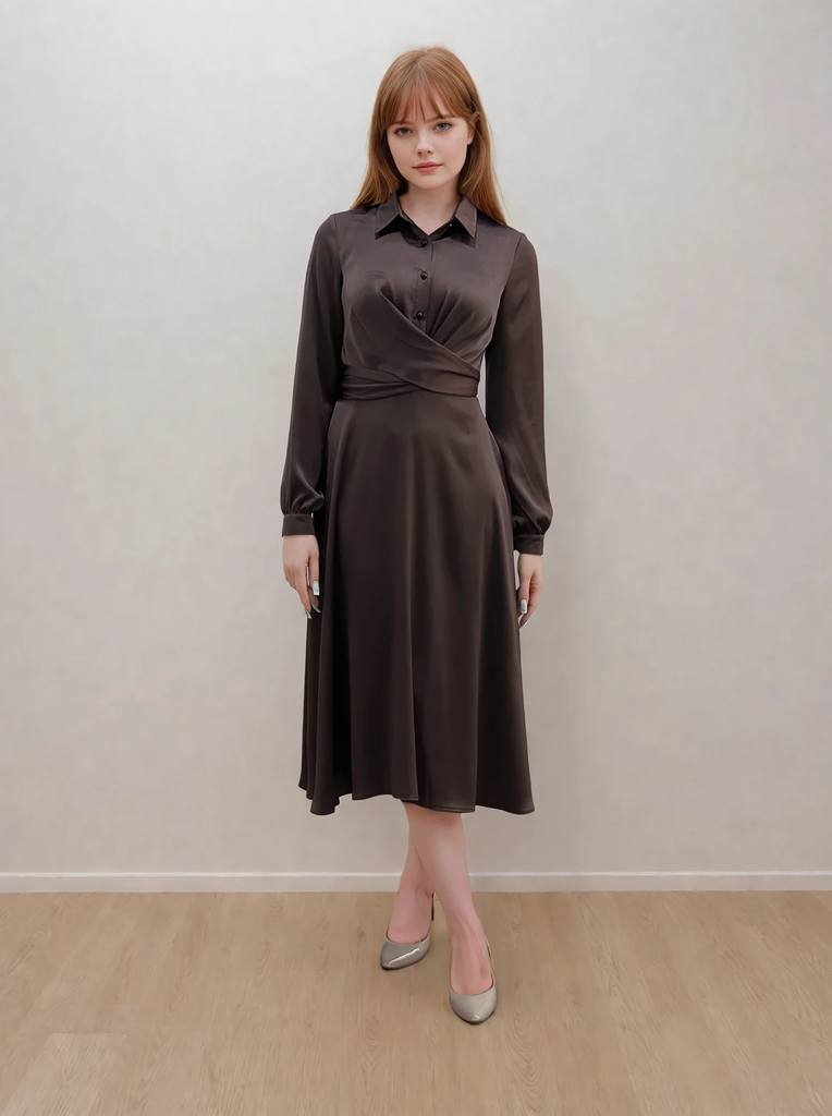 Rochie cu răsucire