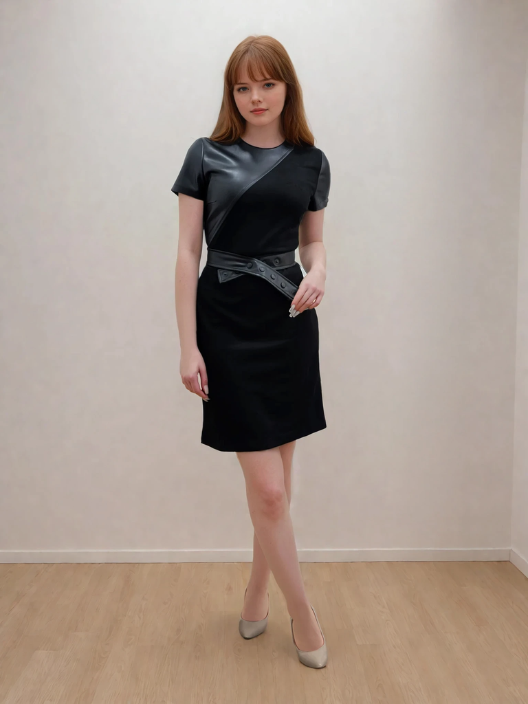 Rochie combinată