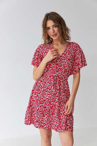 Mini lapel dress