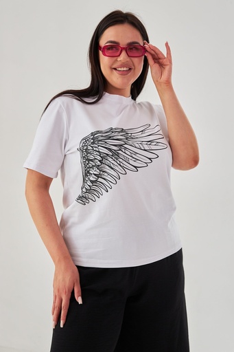 T-shirt with stork
