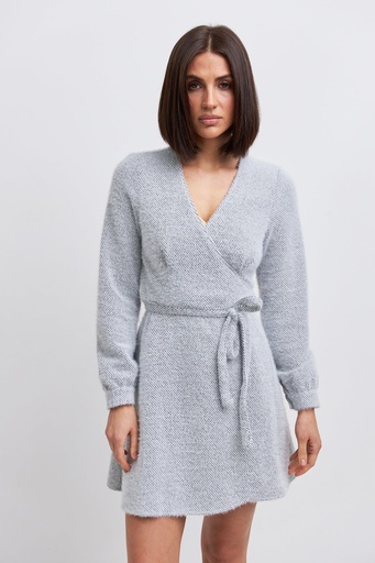 Wrap mini dress