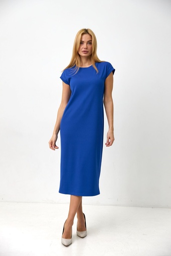Rochie dreaptă din coastă cu fante