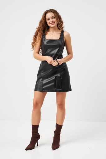 Mini pinafore dress