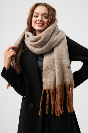 Colored dread scarf