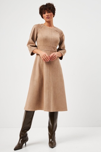 Suede dress